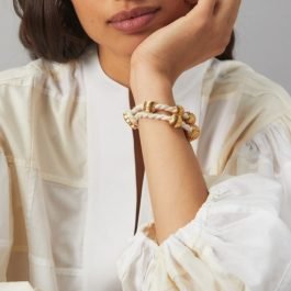 Home 30 اسوارة Tory Burch ذهبي