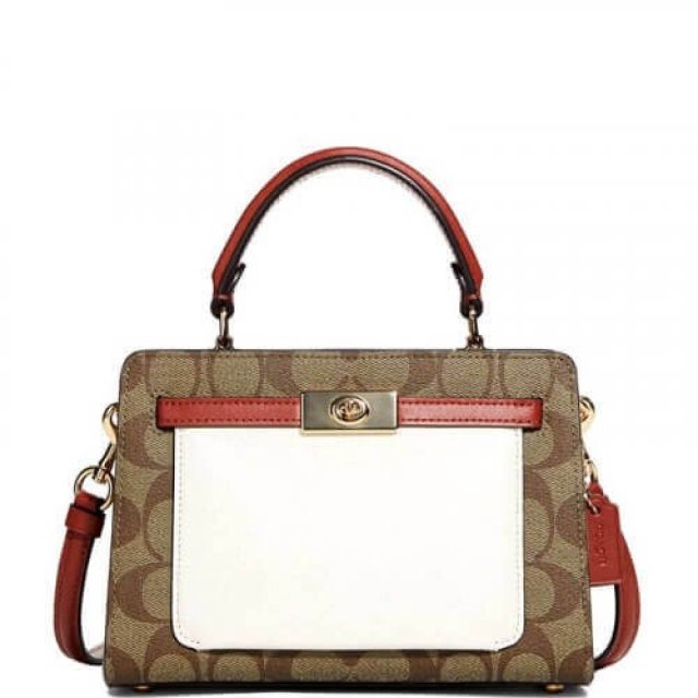شنطه كوتش ابيض راقي coach lane